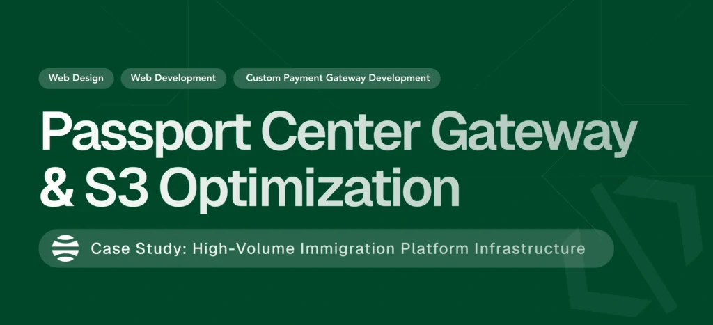 My Passport Center – Immigration Platform with Secure Payment Infrastructure